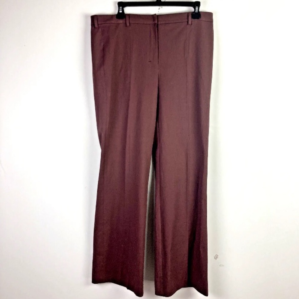 Max Mara 12 Trousers Pants Straight leg
flat front Tebano Malva mauve